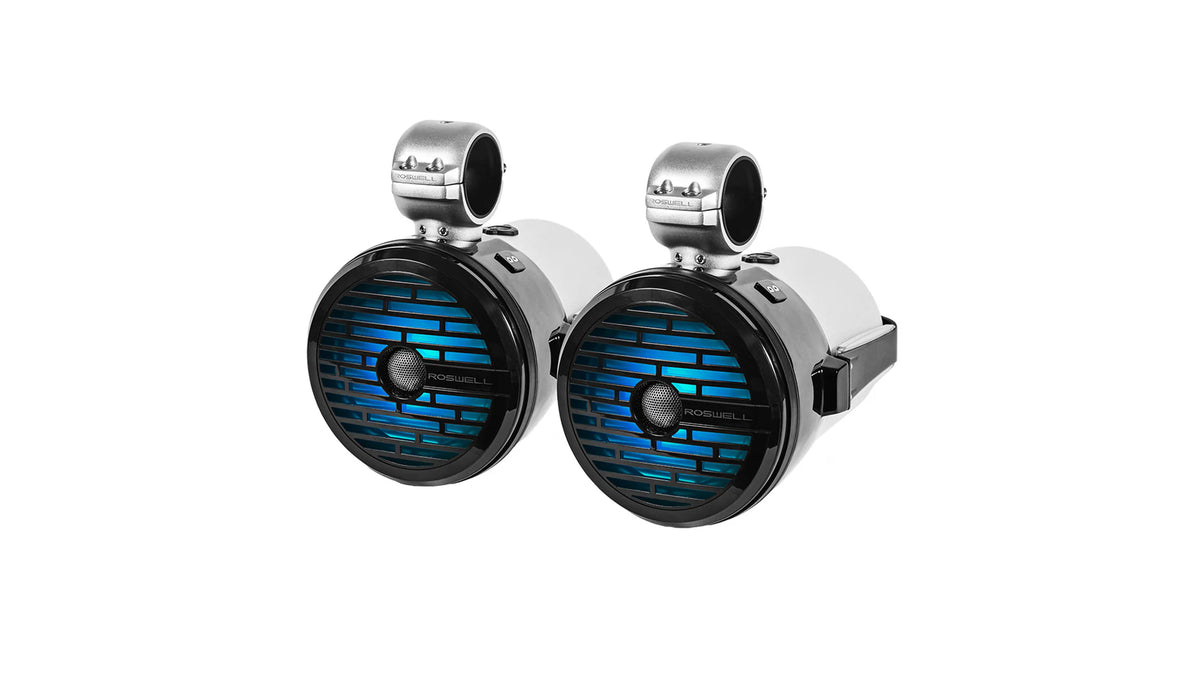 Roswell R1 8" Tower Speakers - Black - 100W — 01
