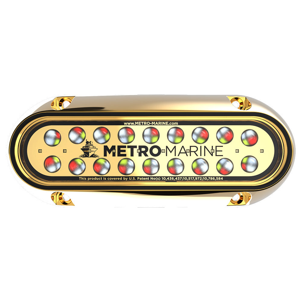 Metro Marine High-Output Elongated Underwater Light w/Intelligent Full Spectrum LED's - RGBW, 45° Beam — 02