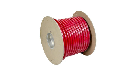 Pacer Red 1/0 AWG Battery Cable - 100' — 02