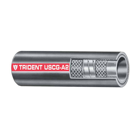 Trident Marine 2" x 50' Coil Type A2 Fuel Fill Hose — 02